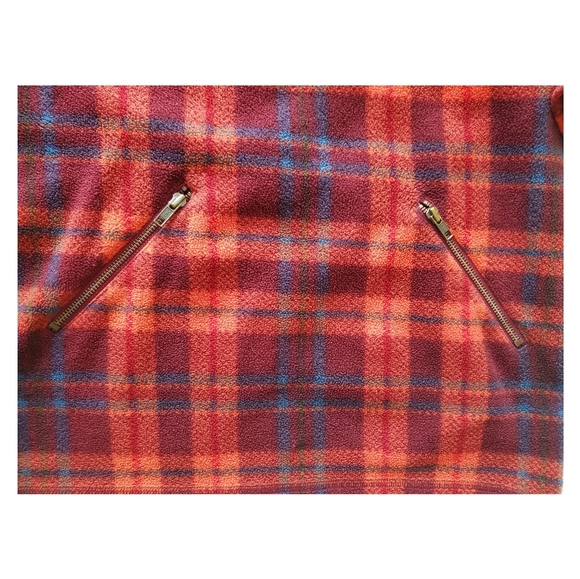 Vintage Talbots plaid sweatshirt size small - Picture 4 of 9